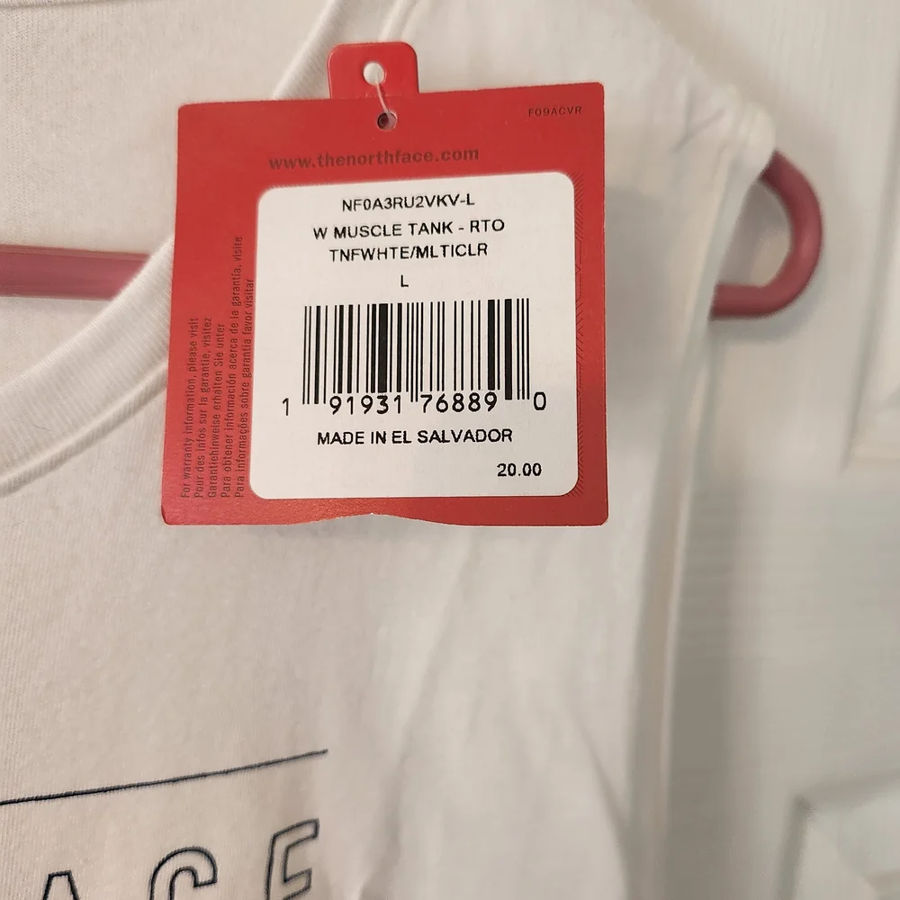 The North Face White Graphic Tank Top - Picture 4 of 5